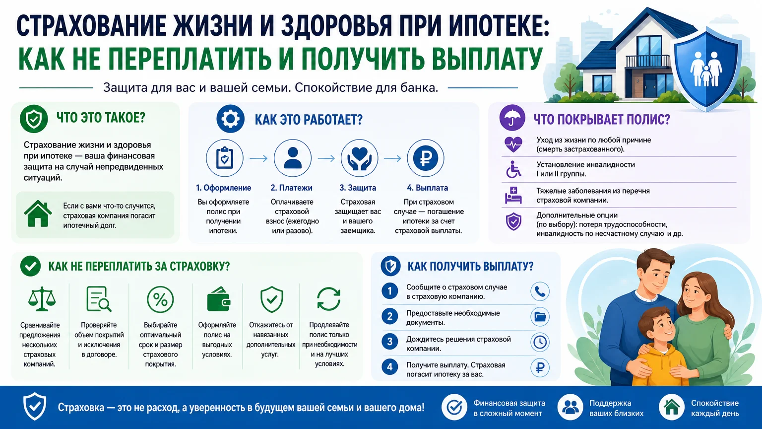 Страхование жизни и здоровья при ипотеке: как не переплатить и получить выплату