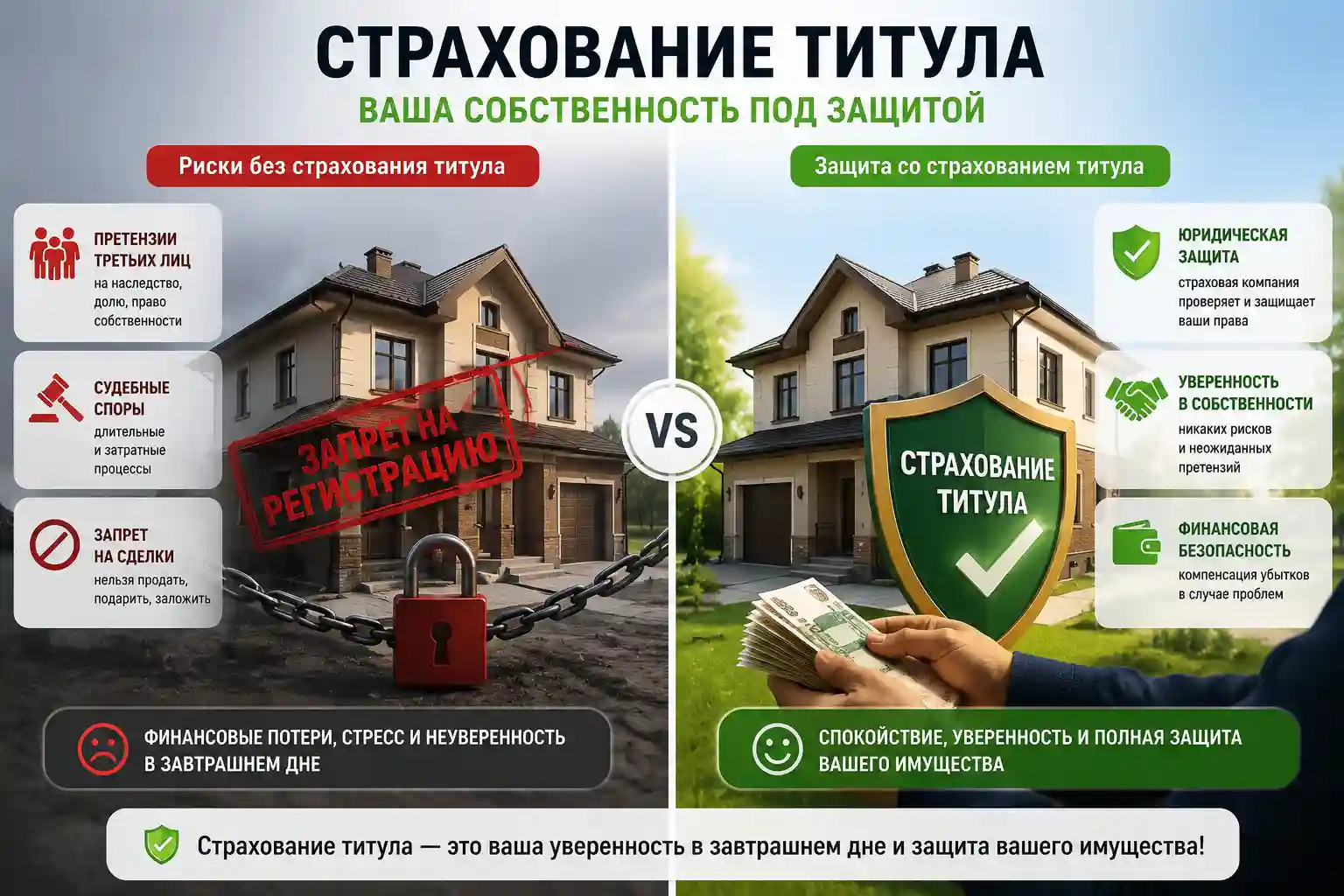 Что такое титульное страхование недвижимости и зачем оно нужно?